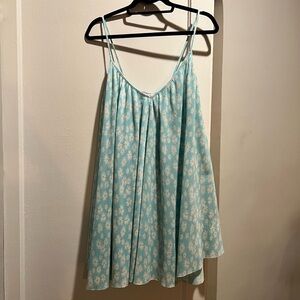 Zara Daisy Plisse Shift Dress